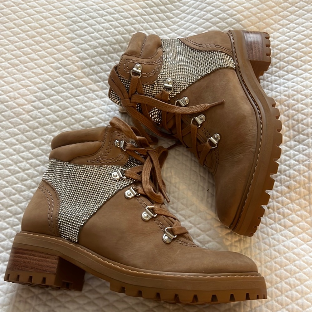 Schutz silvetty nobuck combat boots - Picture 2 of 5